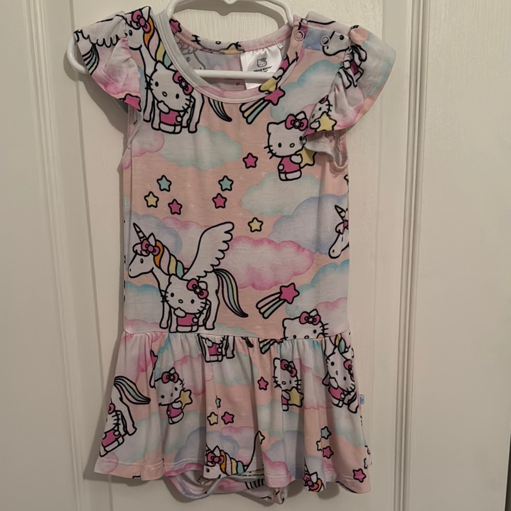 Hello Kitty Unicorn Dress from Posh Peanut 2T